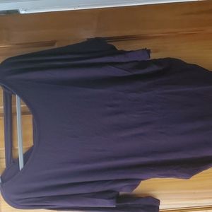 Hawthorne for Stich Fix Dark Purple dolman sleeve top